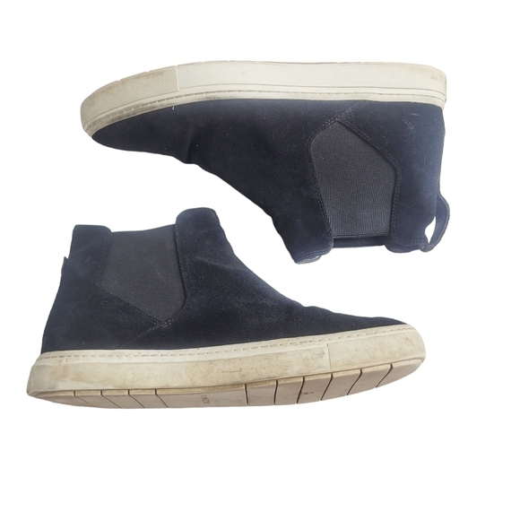 Vince Shoes - Vince Newlyn Black High Top Suede Sneakers Size 8